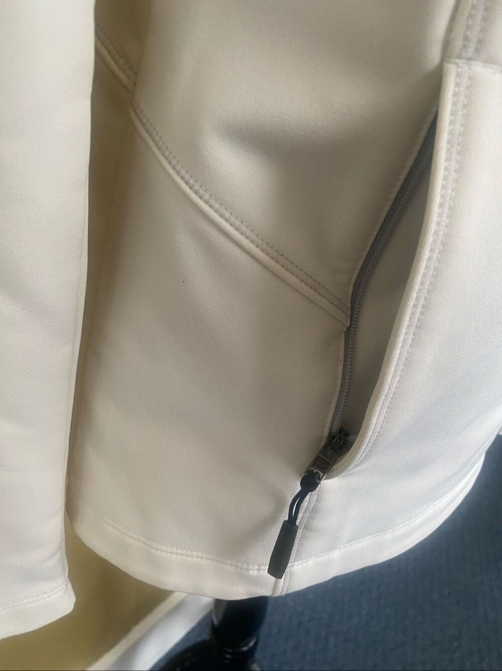 Columbia sportswear company women XL hardshell mock collar jacket white/grey - Picture 4 of 12